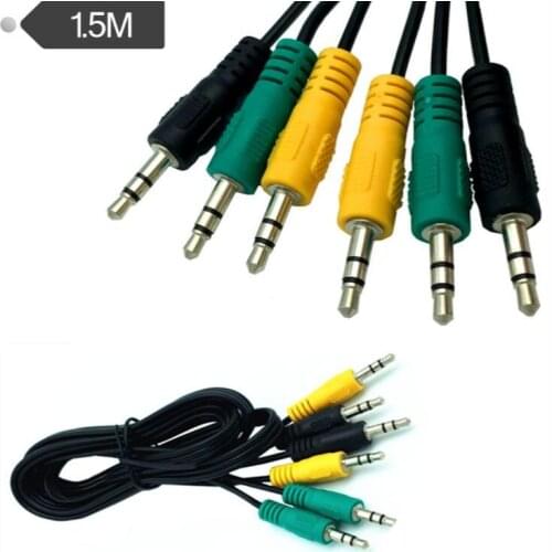 LBSC 3X3.5mm (1/8") TRS Male Plug to 3X3.5mm (1/8") TRS Male Plug Stereo Audio cable 1.5m