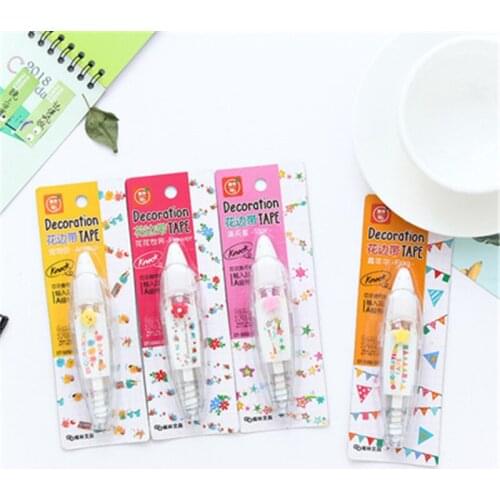 DL Korean stationery creative lace correction belt adorable adorable creative diary Stationery office supplies for students