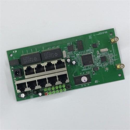 QE99 9 port draadloze router moederbord module custom schroef gat metalen shell breedband snelle thuis kit 2.4g draadloze