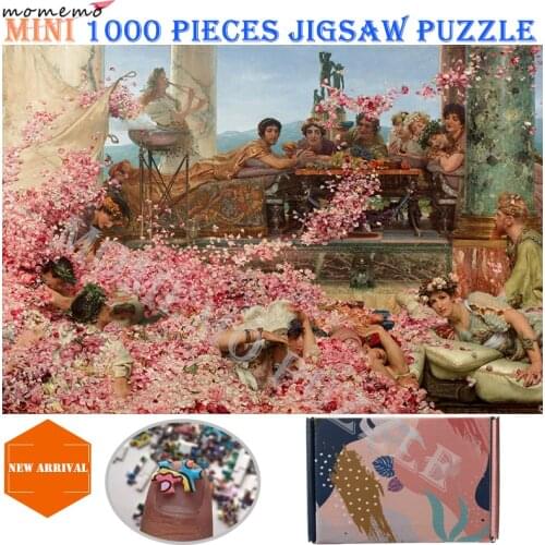 MOMEMO The Roses of Heliogabalus 1000 Pieces Wooden Jigsaw Puzzles for Adults Kids Customized Mini Puzzle Toys DIY Assemble Game
