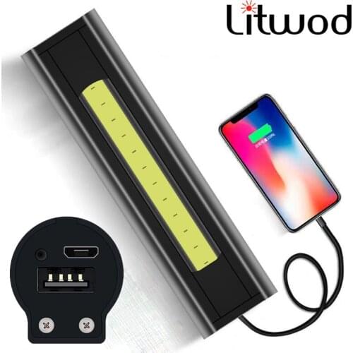 Power Bank Torch for Camping Lantern Built in USB Rechargeable Battery XP-G Q5 High Quality Working LED Flashlight Lamp 4 Modes