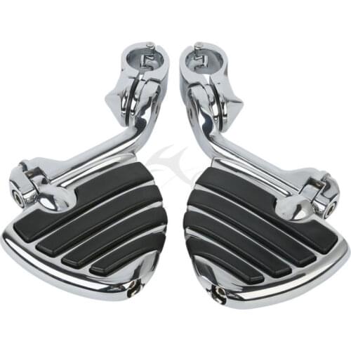 Foot Peg & 32mm Long Angled Highway Bar Mount For Harley Suzuki Honda Yamaha BMW