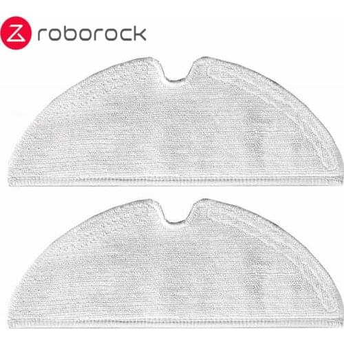 Original 2PCS/PACK Roborock Mopping Cloth for S5 S5 MAX S6 Pure S6 MAXV Xiaowa Robotic Vacuum Cleaner