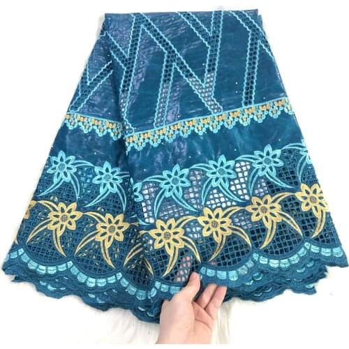 Perfumed African Bazin Riche Fabric with Brode Latest Fashion Embroidery Bazin Lace Fabric with Stones 5 yards for Women Dress