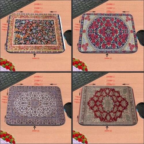 Persian carpet New Anti-Slip Natural Silon Mouse Mat Me Mat for Optal Three Kinds Size Choose 18*22cm/25*20*cm/25*29*2cm