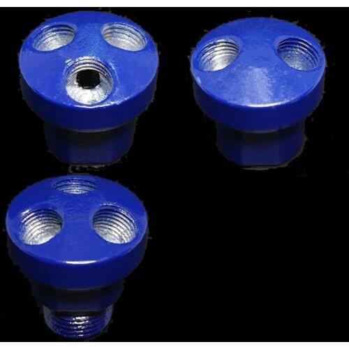 Pneumatic Fitting Base Round Two Three Way Quick Coupling Connector Support For Air Compressor