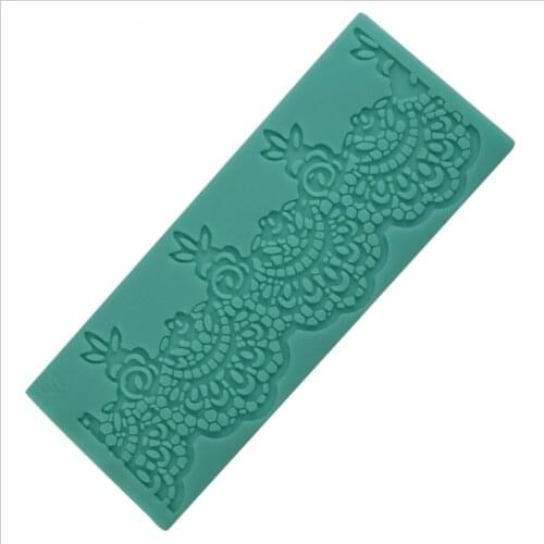 Flower lace mat DIY Silicone Mold For Cake Decorating tools baking bakeware mould silicone mat fondant cake