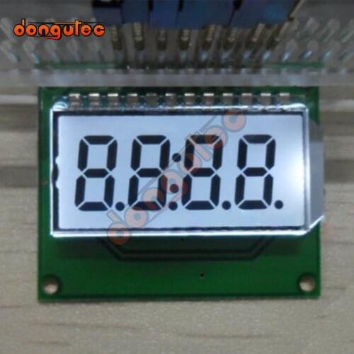Brand New Customized "8.8.:8.8." Segment Digital LCD Module Display Screen Panel build-in HT1621 Controller in 3.3V