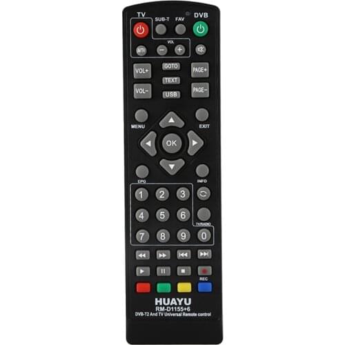 HUAYU Universal Tv Remote Control Controller Dvb-T2 Remote Rm-D1155 Sat Satellite Television Receiver