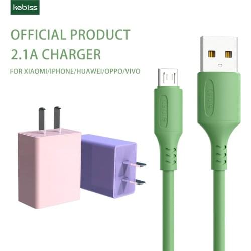 Kebiss Usb Fast Charger Mobile Phone Tablet Universal Chargers for iphone 11 Samsung Huawei Xiaomi Usb Cable Charger