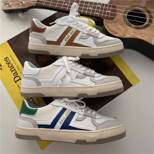 Fashion trend plus size 40 womens shoes spring and autumn new casual all-match lace-up breathable white shoes