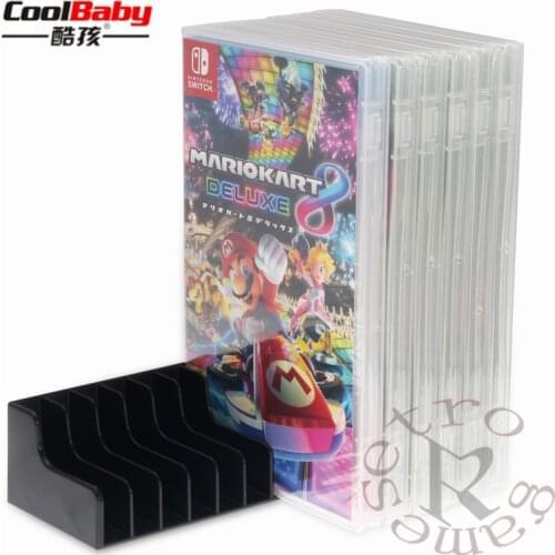 2pcs/lot Game Card Box Storage Stand CD Disk Holder Support For Nintendo Nintend Switch NS For 24pcs CD Disks or Card Holders