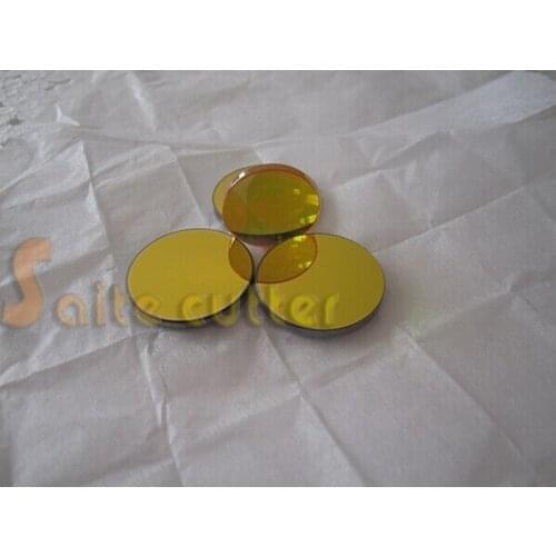 3 pcs Dia 25mm Si Reflection Mirrors + 1 pc Znse Focal Lens Dia 20 Focal 63.5mm 2.5" for Co2 Laser Engraving Cutting Machine