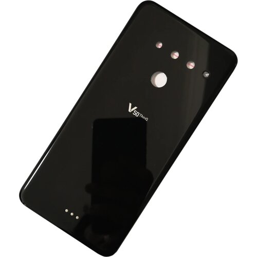 BINYEAE New Glass Battery Cover Rear Housing For LG V50 5G Back Case With Camera Lens+Charging Connector