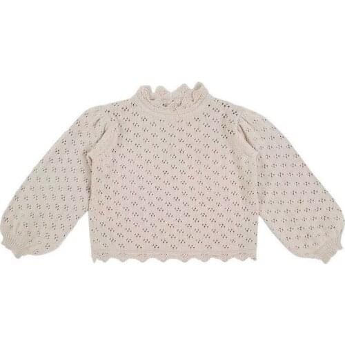 Childrens Pullover Girl Lace Sweater Bubble Sleeve Jacket Girls Sweater Baby Girl Winter Clothes Toddler Girl Winter Clothes