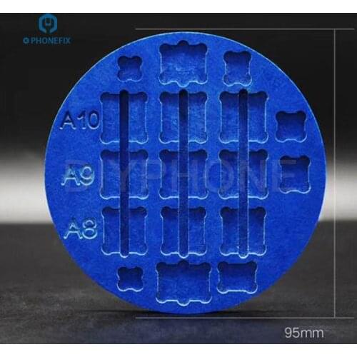 Double Side Microscope Base Glue Slot Remover Platform For iPhone CPU A8 A9 A10 A11 NAND WIFI Baseband IC Repair Holder Fixture