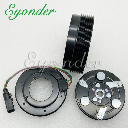 AC A/C Air Conditioning Compressor Magnetic Clutch Assembly Kit for Audi TT A3 Skoda OCTAVIA 7H0820803D 7H0820803C 1J0820803F