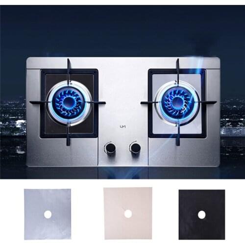 Threecolor gas stove surface thin protective cleaning pad kitchen mat reusable square oil and anti-fouling kitchen cookware part