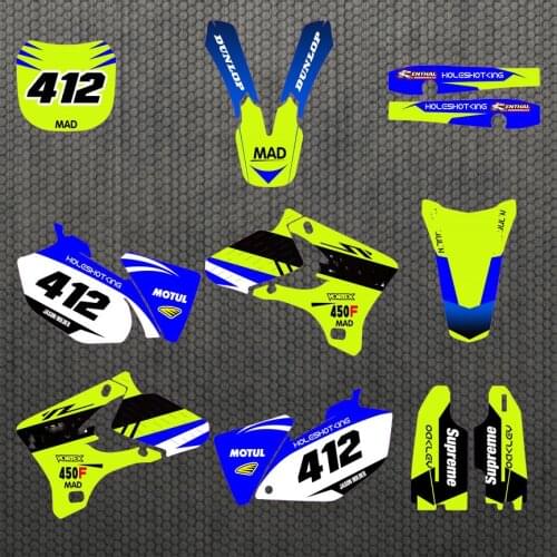 YZF250/450 Motocross stickers decals free Customized Backgrounds for Yamaha YZ250F YZ450F YZF250 YZF450 2003 2004 2005 YZF 250