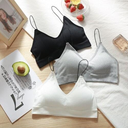 Solid Color Backless Bra Padded Sexy Lingerie Sporty Bra Woman Big Large Size Gather Push Up Bra With For Girl Bralette Braletts