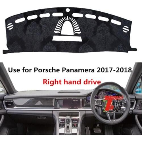 TAIJS Factory Simple Sport Polyester Fibre Car Dashboard Cover For Porsche Panamera 2017-2018 Right hand drive
