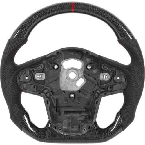 Carbon Fiber Steering Wheel Nappa Perforated Leather for GR Supra A90 2020+ Car Accessories