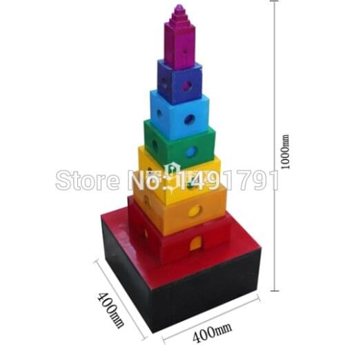 DIY Party Seven layers of the pagoda props open lock or controll Linear Actuator Takagism game real life escape room tools