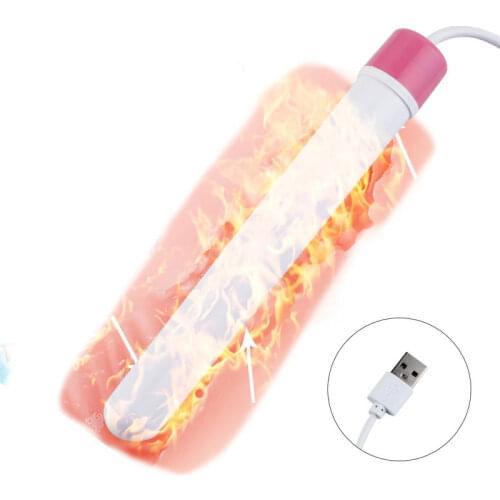 USB Heating Rod Bar Masturbator Cup Warm Stick Vagina Warmer Torch Erotic Sex Toys for Couples Adult Products Fake Pussy Sexy