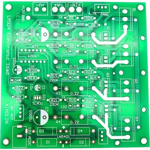 Electronic Load Tester Power 150W 15V 0-10A / 72V2A LM324 Simple Electronic Load