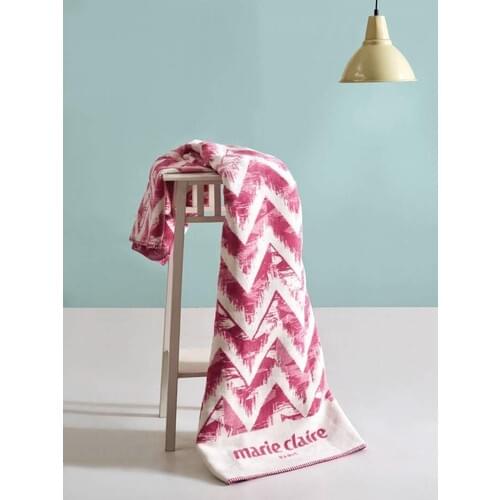 Marie Claire Tv Blanket 130 X170 Cm Moody Pink