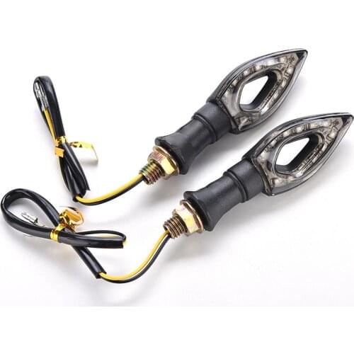 1pc 12V Universal Motorcycle LED Turn Signal Light Indicators Amber Blinker Light Flashers Lighting Motorcycle Accessories moto