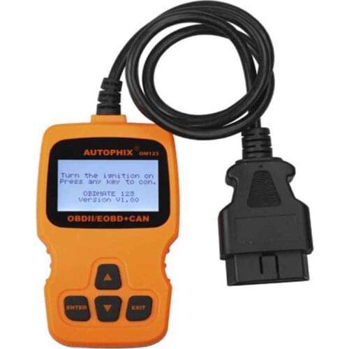 2021 Auto OBD2 Scanner Autophix OM123 OBD EOBD CAN Hand-held Engine Analyzer OM 123 Car Diagnostic Tools Russian Portuguese
