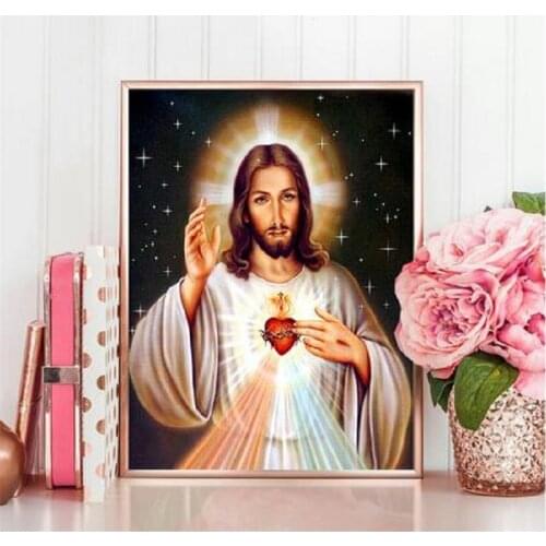 New 5D DIY Diamond Painting Madonna Religious Diamond Embroidery Full Drill Square Picture Of Rhinestone Diamond Mosaic Icon