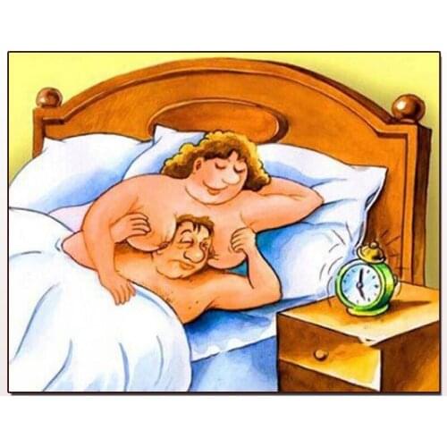 Nude man and wife Diamond Painting