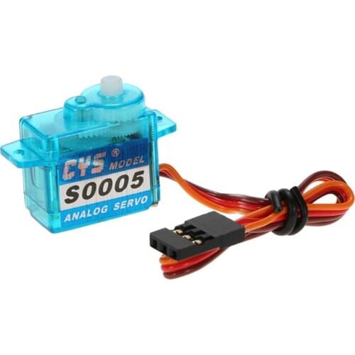 CYSModel S0005 5g Micro Plastic Gear Analog Standard Servo for RC Airplane Fixed-Wing Helicopter Drones