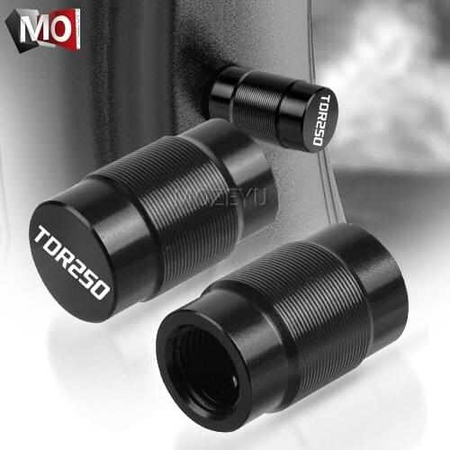 Motorcycle CNC Vehicle Wheel Tire Valve Air Port Stem Caps Covers Plug For Yamaha TDR250 TDR 250 1988-1992 1989 1990 1991