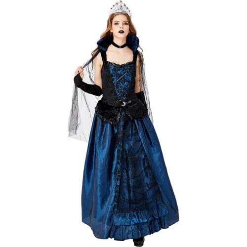 New Adult Women Europe middle ages Britain queen Dignified temperament Elegant queen acting clothing