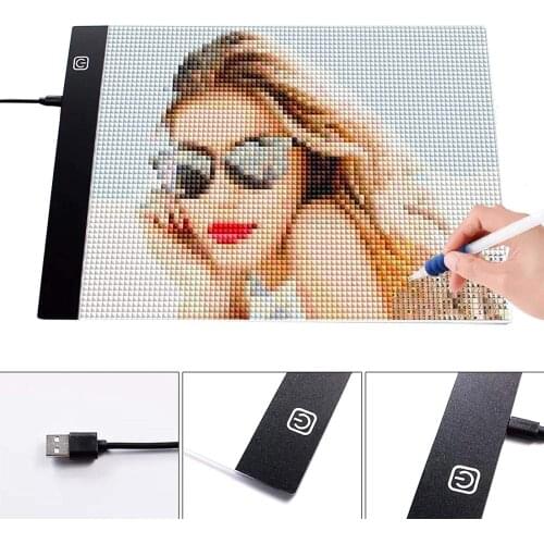 A4/A3/A5 LED lamp mat-USB powered light box dimmable brightness lamp board, suitable for all diamonds and some diamonds