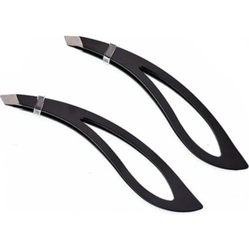 1PC Eyebrow Tweezers Stainless Steel Slanted Flat Point Tip Hair Removal Professional Eye Brow Tweezers Cilp Beauty