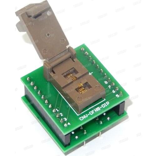 QFN8 to DIP8 CNV-QFN8-DIP Programmer Adapter Test Socket 6X5mm 3x3mm 3x2mm