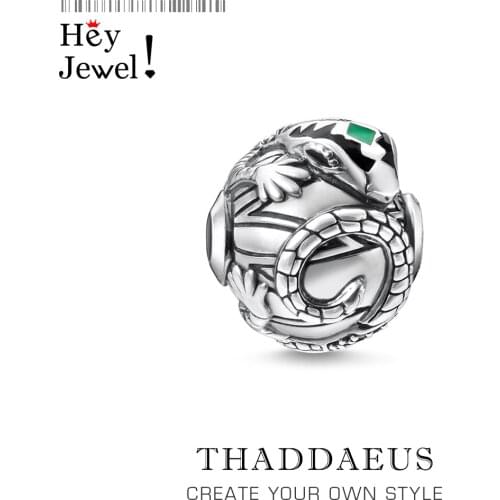 Beads Lizard,2020 New 925 Sterling Silver Strength Gift Karma Charms European Jewelry Accessories Fits Bracelet Europe Necklace