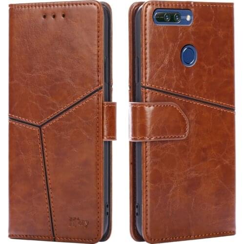 For Huawei Honor 8 Pro Case Luxury Flip Leather Wallet Book Stand Cover Case for Huawei Honor V9 Phone Case Card Slots