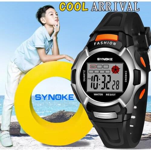 Childrens electronic watch student waterproof sports LED digital date multi-color multi-color electronic watch часы детские 50