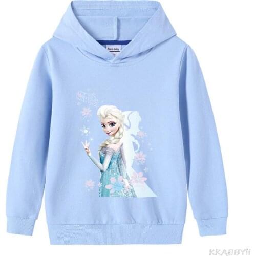 Disney Frozen Cotton Sweaters Brand Baby Boys Clothes Kids Sweatshirt t shirts Hoodies Tops Children Clothing