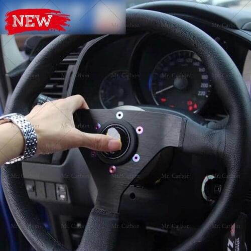 FOR FLAT DISH TYPE UNIVERSAL STEERING WHEEL (340MM DIAMETER, 6 BOLTS)