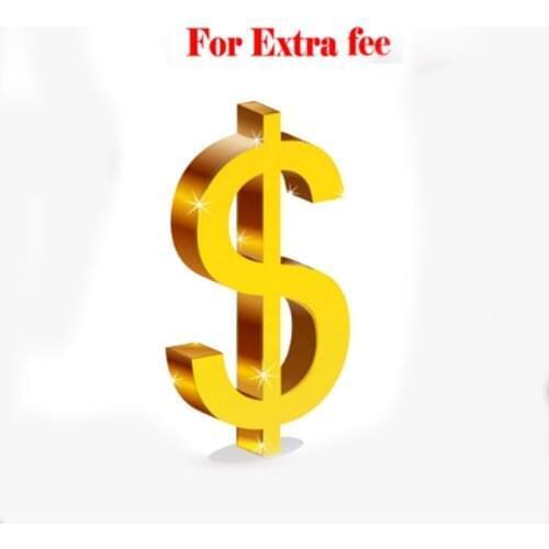 Extra fee. Send the item as you request