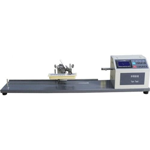 Electronic Digital Yarn Twist Test Machine