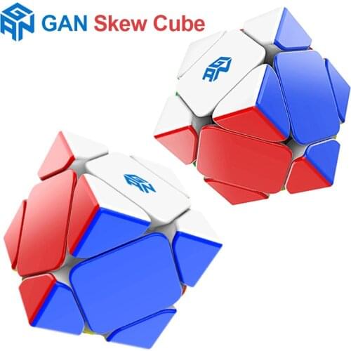 GAN Skewb M Cube 3x3 Magnetic Magic Cube Speed Gans Cubes Stickerless Tilted Magnets Competition of Oblique Magico Cubo