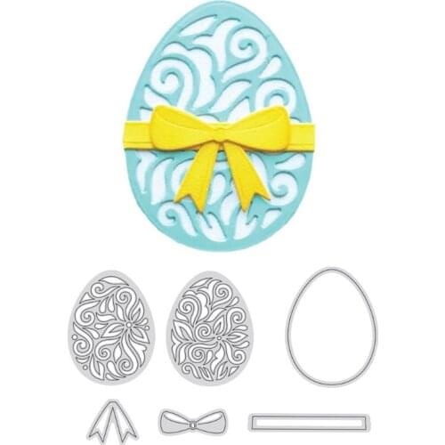 YYSD Microcarving Easter Egg Metal Cutting Dies Stencil Scrapbooking DIY Album Stamp Paper Card Embossing Decor Craft