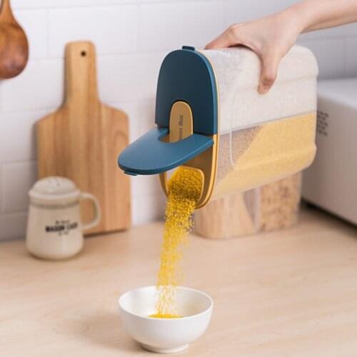 Multi-Grain Tank Home Storage Box Grain Transparent Sealed Tank Kitchen Storage Large-Capacity Storage Tank